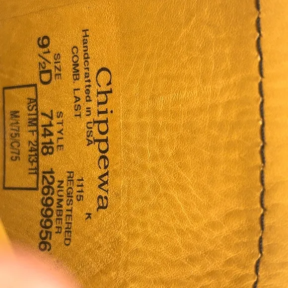 Original Chippewa Police Steel toe motorcycle boots (now made by Intapol)