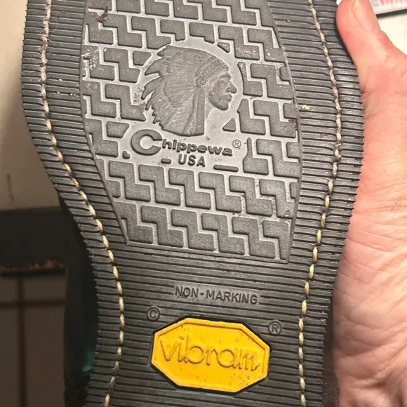 Original Chippewa Police Steel toe motorcycle boots (now made by Intapol)