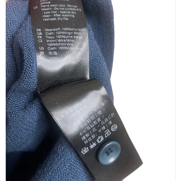 Oska 100% wool Pullover Roftoop navy size 2