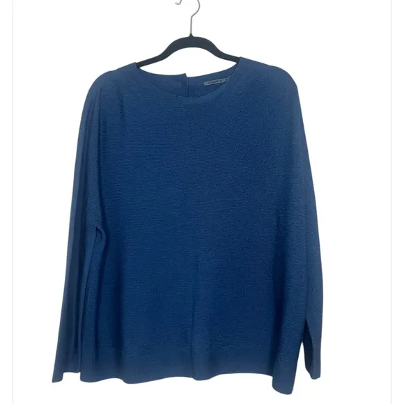 Oska 100% wool Pullover Roftoop navy size 2