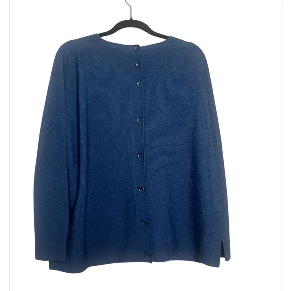 Oska 100% wool Pullover Roftoop navy size 2