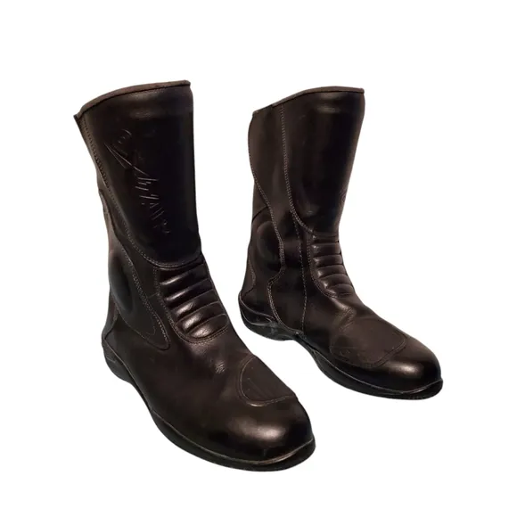 Oxtar Matrix Gore-Tex Black Motorcycle Riding Boots Men's Size 10.5, Eur 44