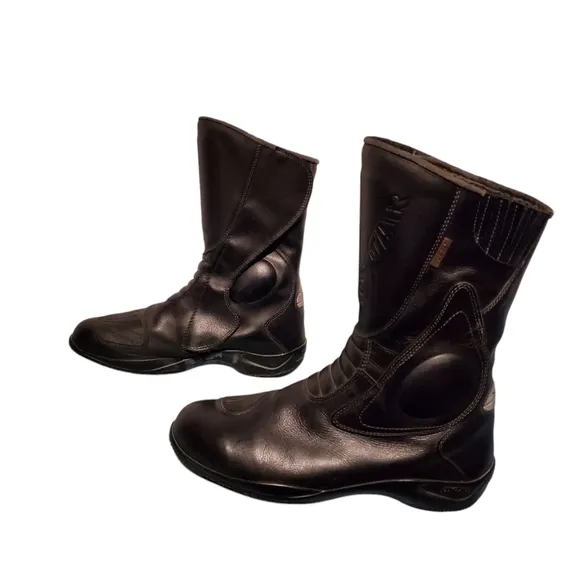 Oxtar Matrix Gore-Tex Black Motorcycle Riding Boots Men's Size 10.5, Eur 44