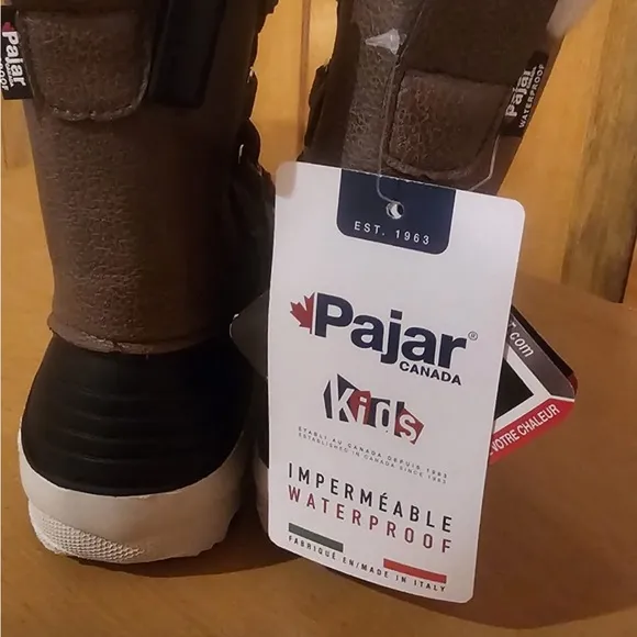 Pajar canada boys Winter Boots - Black and Brown