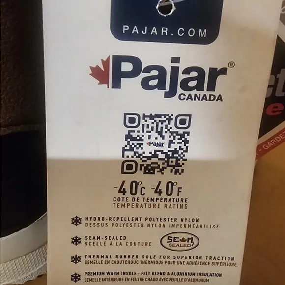 Pajar canada boys Winter Boots - Black and Brown