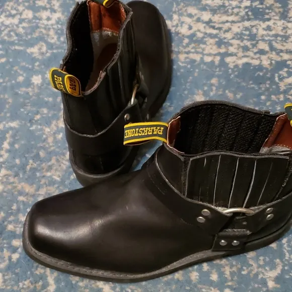 Parkside Black LeatherShort Boots size 10 1/2