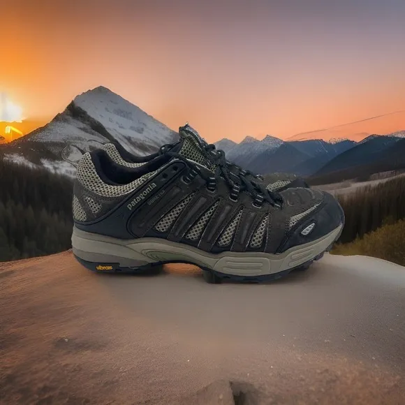Patagonia‎ Men's Drifter Forge Espresso Vibram Hiking Leather Shoe Sz 8 Gore-Tex