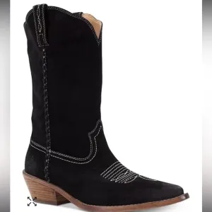 PATRICIA NASH Bergamo Western Mid-Shaft Boots size 9- EUC