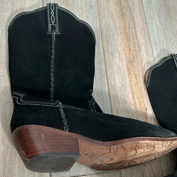 PATRICIA NASH Bergamo Western Mid-Shaft Boots size 9- EUC