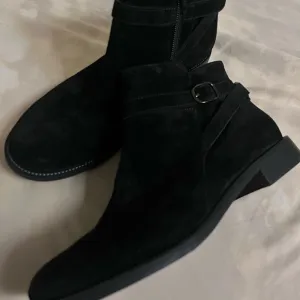 Paul Green Black Ankle Boots with Buckle Detail