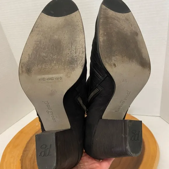 Paul Green Leather Ankle Boots