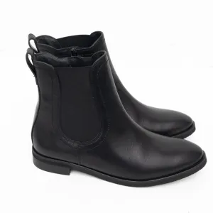 Paul Green | Mindy Black Chelsea Ankle Boot Black Nappa Leather
