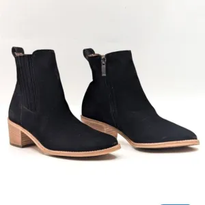 Paul Green Sante cowboy Suede Ankle Boots
