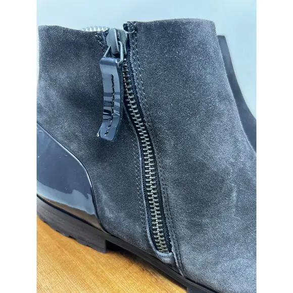 Paul Green Womens Suede Leather Dina Ankle Boots Gray Size 7.5‎