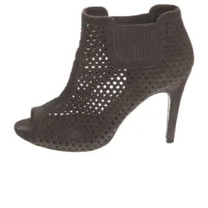 Pedro Garcia Peep Toe Ankle Boots Heels Shoes 9