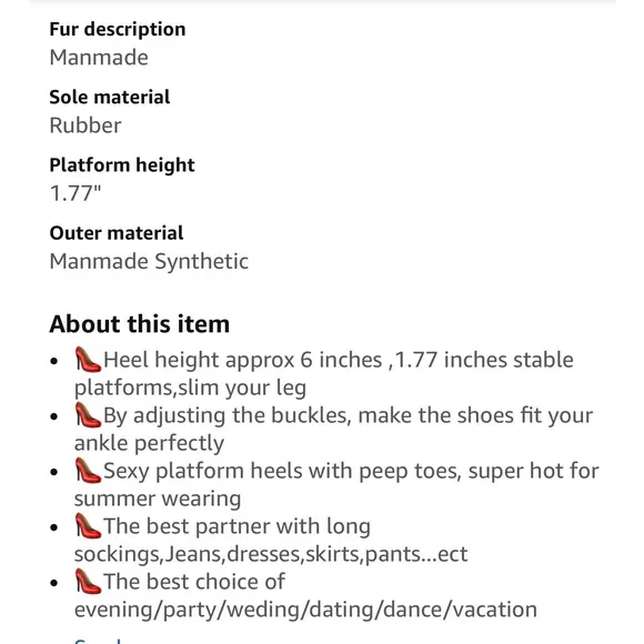 Peep Toe Platform Heels Slingback Sexy Stilettos