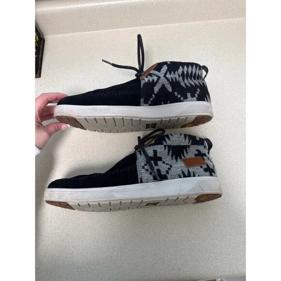 Pendleton La Brea Aztec Lace Up Water Resistant Wool Suede Chukka Boots Size 12