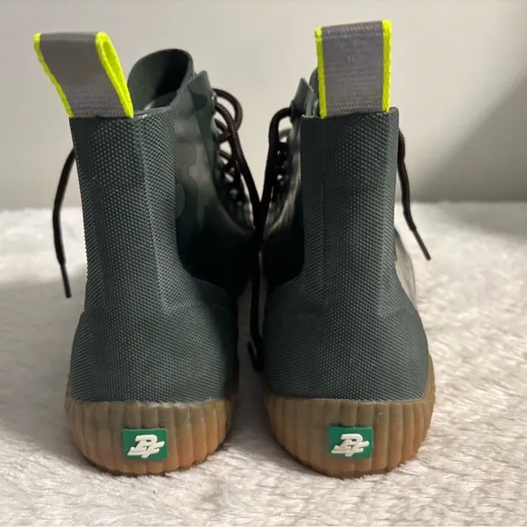 P.F. Flyers Rubber Camouflage High Top Sneakers Boots - Men’s 7 Women’s 8 1/2