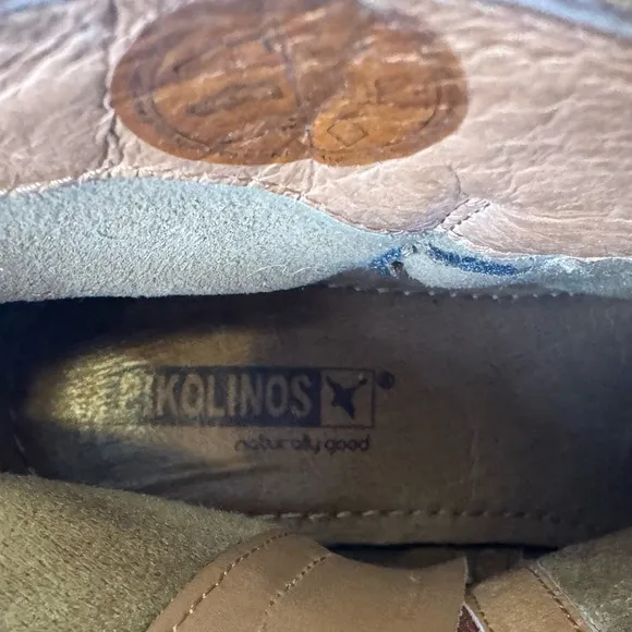 Pikolinos Ankle Boots Brown Leather Size 39 8.5