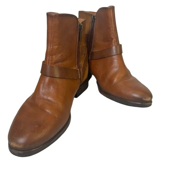 Pikolinos Ankle Boots Brown Leather Size 39 8.5