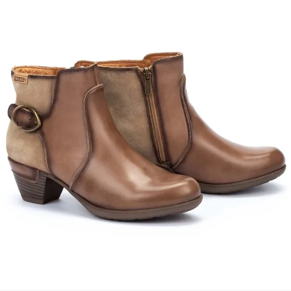 Pikolinos Rotterdam 902 Leather Booties, Size 39