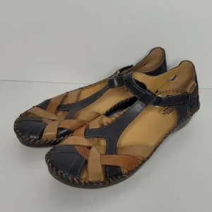Pikolinos Women's Puerto Vallarta T-Stap Sandal Navy vacation summer sandals