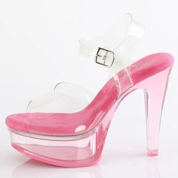 Platform Clear High Heel Shoes