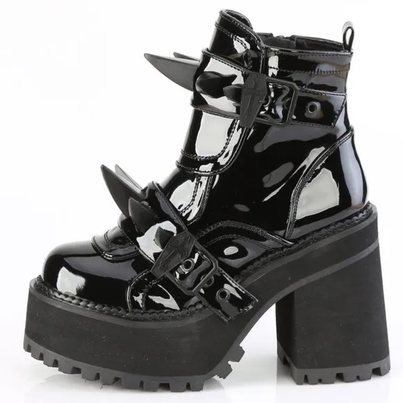 Platform Gothic Heel Ankle Boots
