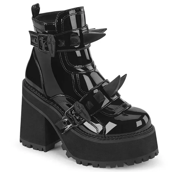 Platform Gothic Heel Ankle Boots