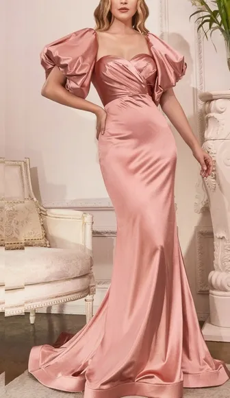 Plus size purple lavender, blue, emerald, pink, black, red mermaid long dress
