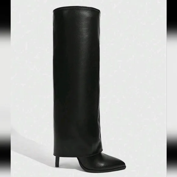 Pointed Toe, High Shaft, Thin Heel Over The Knee Boots, Women's Sexy Lady Boots