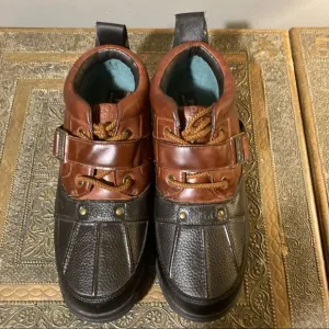 Polo Ralph Lauren duck boots Men’s size 7 ankle low profile lug sole old money