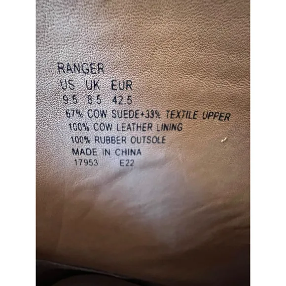 Polo Ralph Lauren Polo Country Green Ranger Camo Ankle Boots Mens Size 9.5 NEW