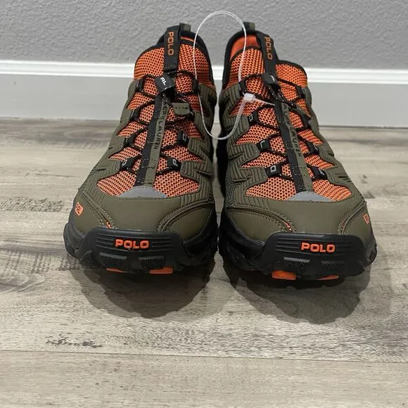 Polo Ralph Lauren Shoes Mens Size 8.5 Green Adventure 300 LT Sneakers Hiking