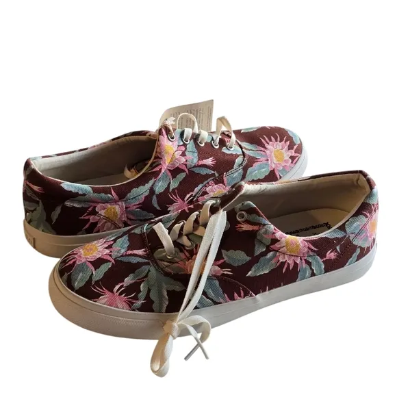 Polo Ralph Lauren Sneakers Men 11.5D Harpoon Hoffman Floral Fabrics Colorful