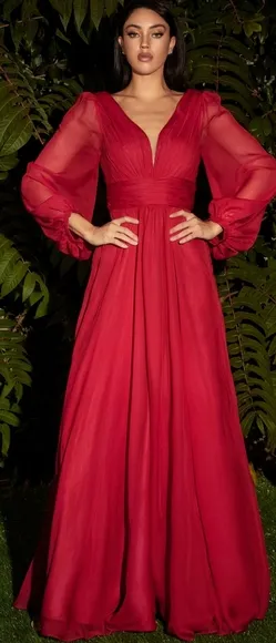 prom dress, black formal dress, long sleeve floor length blue, purple, red