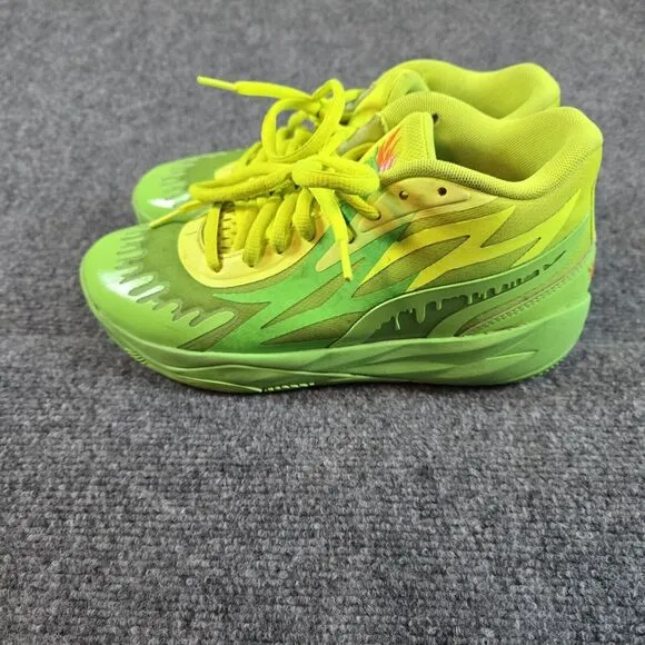 Puma LaMelo Ball MB.02 Nickelodeon Slime GS Size 7Y‎ Kids Shoes 377610-01