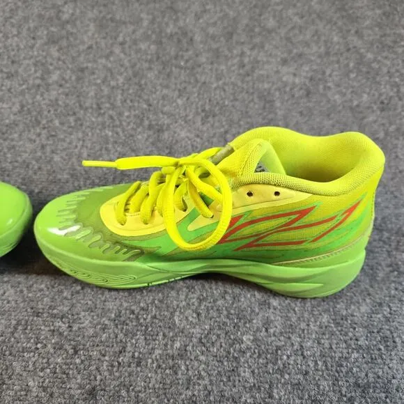 Puma LaMelo Ball MB.02 Nickelodeon Slime GS Size 7Y‎ Kids Shoes 377610-01