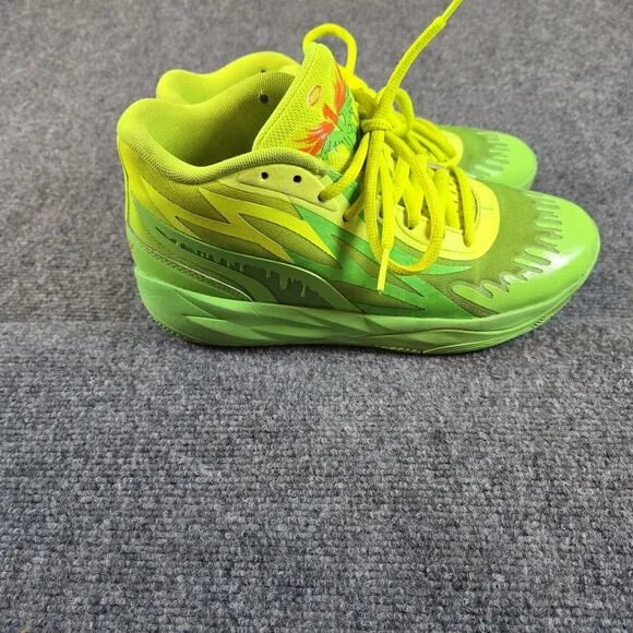 Puma LaMelo Ball MB.02 Nickelodeon Slime GS Size 7Y‎ Kids Shoes 377610-01