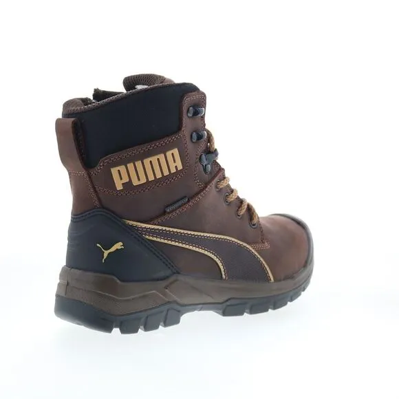 Puma Safety Mens Conquest Soft Toe CTX High Waterproof EH SR Brown Boots (NWT)