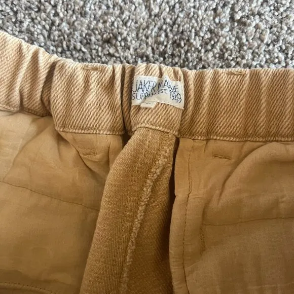 Quaker Marine Supply Ventura Short in Sand Ranger Twill Womens Elastic Waist LG