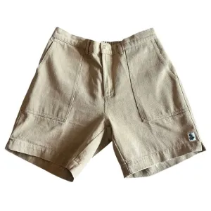 Quaker Marine Supply Ventura Short in Sand Ranger Twill Womens Elastic Waist LG