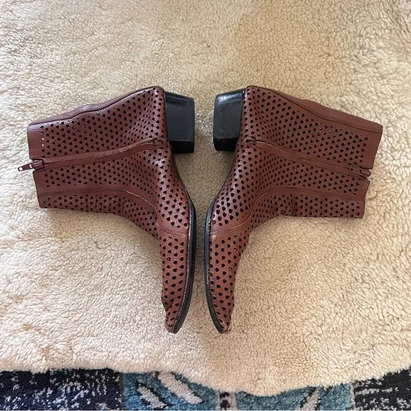 Rachel Comey Cove Ankle Boots Perforated Leather