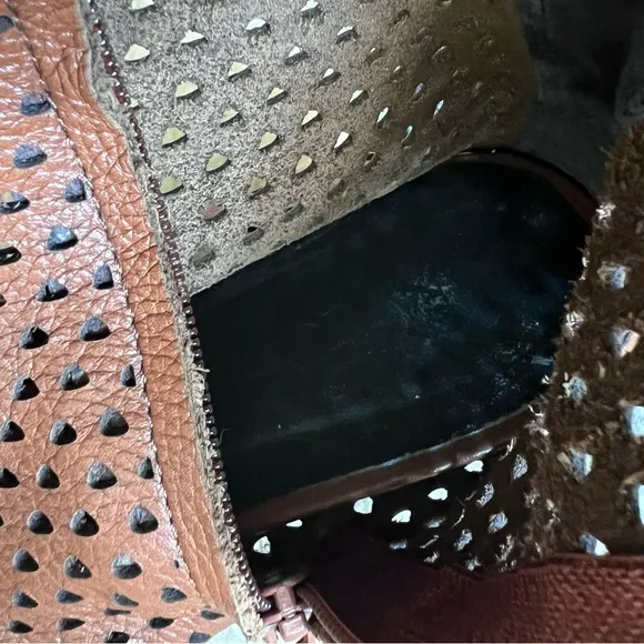 Rachel Comey Cove Ankle Boots Perforated Leather