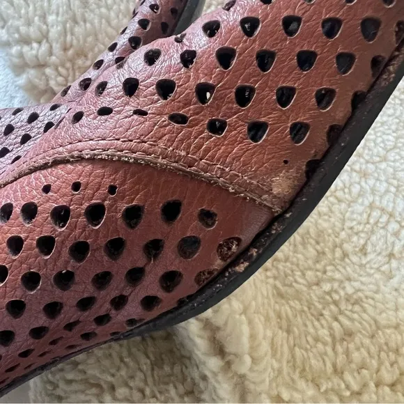 Rachel Comey Cove Ankle Boots Perforated Leather