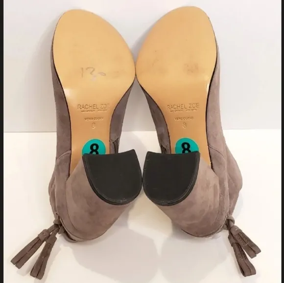 Rachel Zoe Suede Leather Boots, Size 8