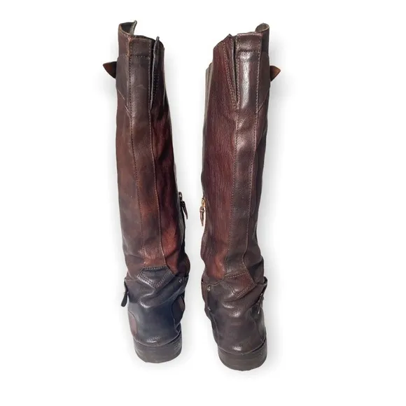 Rag &amp; Bone Abbey  distressed brown riding boots Size 40EU