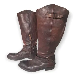 Rag &amp; Bone Abbey  distressed brown riding boots Size 40EU