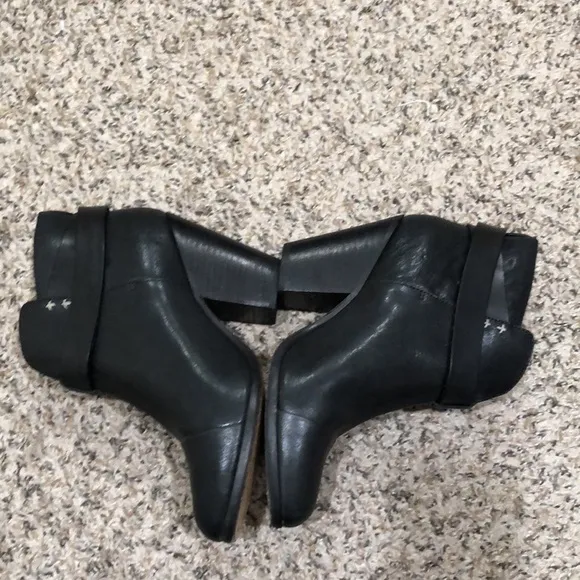 Rag &amp; Bone Harris Ankle Boots Booties Size 37 US 7 Black Leather