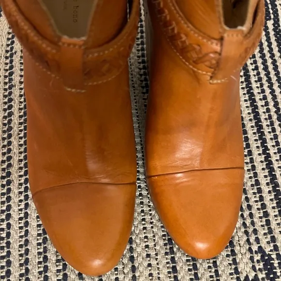 Rag &amp; Bone Harrow Belted Leather Booties